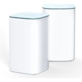 WAVLINK AX3000 WiFi 6 Mesh System 2 Pack - 2026 الأحدث، سرعة تصل إلى 3.0 جيجابت في الثانية و5000 قدم مربع. قدم. التغطية، تحل محل جهاز التوجيه اللاسلكي ومعزز إشارة موسع WiFi، وتدعم التوصيل السلكي، والتحكم في التطبيق in Kuwait