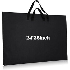 Abbylike Large Art Portfolio bag with Nylon Shoulder 48 x 36 Inch big Waterproof Poster Carrying Case Art Portfolio Tote Poster Board Storage Painting Sketch Bag for Artist Student Art Work(Blue) in Kuwait