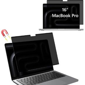 Magnetic Privacy Screen for MacBook Pro 16 Inch (2026-2021, M5/M4/M3/M2/M1 Pro/Max), Removable Laptop Privacy Screen Protector, Matte Anti Glare Blue Light Filter, Easy on/off in Saudi Arabia