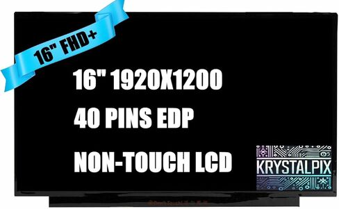 شاشة LCD بديلة لـ AUO B160UAN08.2 LCD LED شاشة 16 بوصة FHD + 1920x1200 غير تعمل باللمس 40 دبابيس عرض جديد in Kuwait