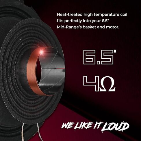 DS18 6XL600-4RCK Recone Kit for 6.5" Mid-Range Loudspeaker 6XL600-4 4-Ohms, Replacement Speaker Part in Saudi Arabia