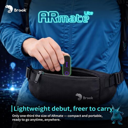 Brook AR Mate Lite Auto Catcher for Pokémon GO, Mini Bluetooth Auto Catch & Auto Spin Device, Smart Roaming GPS Walker for AR Games, Portable Auto Catcher Accessory with App Control for iOS in Saudi Arabia