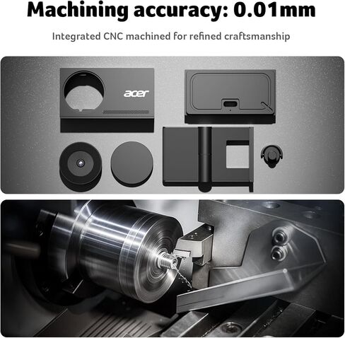 Acer 4K Webcam for PC/Mac with All-Metal Unibody Sculpted, Sony 1/2" Sensor, PDAF, 2 Noise Reduction Mics, Privacy Cover for Switch 2/Zoom/Teams/Facetime/YouTube/Google Meet in Saudi Arabia
