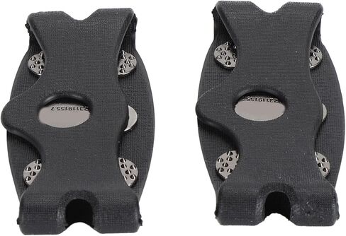 DAN&DRE Ice Cleats with Strong Grip, Pack of 2, Prevent Falling, Traction Cleats for Walking on Ice and Snow, Nonslip Spike Chain, Suitable for Outdoor Activities in Saudi Arabia