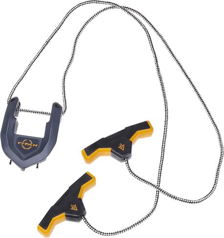 Titan SlideGuide Crossbow Sled من شركة Allen - يناسب معظم الأقواس التقليدية والمنحنية - دليل السكة ذاتية المحاذاة - يقلل من جهد التصويب - مقابض السيليكون - يصل وزنها إلى 185 رطلاً. - أسود in Kuwait