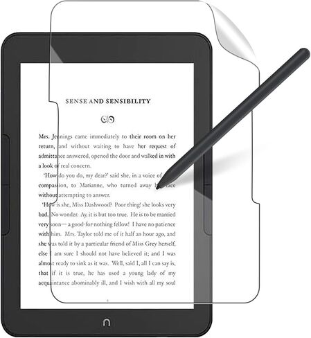 واقي شاشة NOUKAJU لجهاز NOOK GlowLight 4 Plus، فيلم ورقي، نفاذية عالية للضوء، خدش، واقي شاشة ورقي لجهاز NOOK GlowLight 4 Plus eReader 7.8 بوصة [عبوة واحدة] in Kuwait