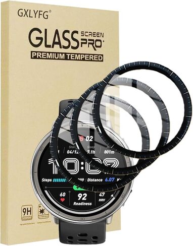 3 Pack Screen Protector Compatible with Amazfit Active Max 1.5-inch Scratch-Resistant Ultra-Thin Design PMMA (Non-Tempered Glass) in Saudi Arabia