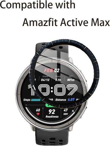 3 Pack Screen Protector Compatible with Amazfit Active Max 1.5-inch Scratch-Resistant Ultra-Thin Design PMMA (Non-Tempered Glass) in Saudi Arabia