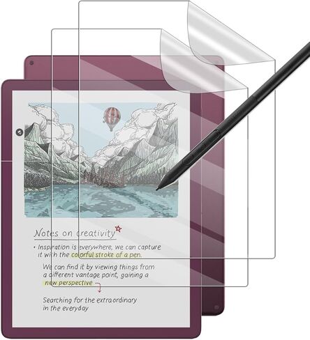 واقي شاشة للرسم لجهاز Kindle Scribe Colorsoft مقاس 11 بوصة 2025، كتابة فيلم ناعم الملمس سهل التركيب، بدون فقاعات، مضاد للوهج، عبوتان in Saudi Arabia