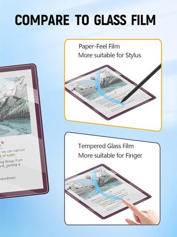 واقي شاشة للرسم لجهاز Kindle Scribe Colorsoft مقاس 11 بوصة 2025، كتابة فيلم ناعم الملمس سهل التركيب، بدون فقاعات، مضاد للوهج، عبوتان in Saudi Arabia