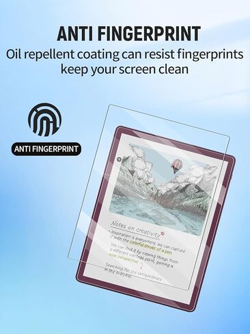 واقي شاشة للرسم لجهاز Kindle Scribe Colorsoft مقاس 11 بوصة 2025، كتابة فيلم ناعم الملمس سهل التركيب، بدون فقاعات، مضاد للوهج، عبوتان in Saudi Arabia