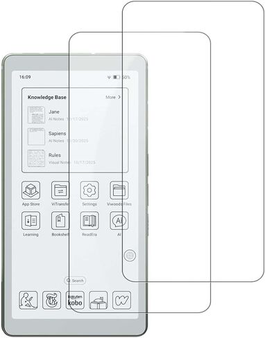 NOUKAJU [2Pack] Screen Protector for VIWOODS AiPaper Reader, HD Protective Film,6h Hardness,Scratch,Anti-Fingerprin,Protective Film for VIWOODS AiPaper Reader 6.13inch(Not tempered glass) in Kuwait