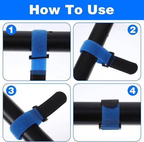 20 Pcs Fishing Rod Straps, 5 Color Hook & Loop Fish Rod Belts, Adjustable Elastic Tackle Belt Ties Casting Rods Fishing Pole Straps FishingRod Ties for Casting, Fly Rods in Saudi Arabia
