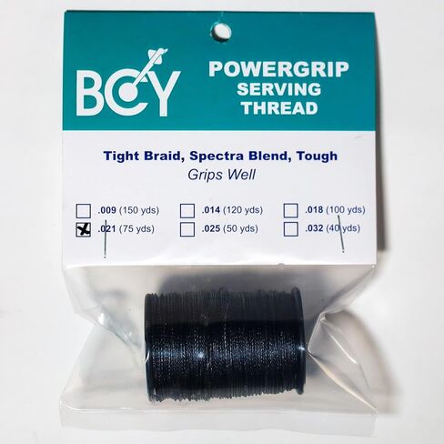 BCY Black Powergrip Archery Bow String Serving .018 in Saudi Arabia