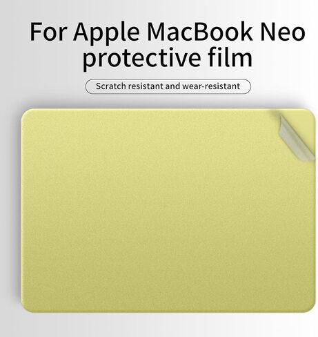 Frosted Clear Vinyl Skin Decal for 2026 MacBook Neo 13 Inch Model A3404, Ultra Thin Anti-Scratch Dustproof Anti-Fingerprint Wrap, Bubble-Free Install Residue-Free Protective Sticker in Saudi Arabia