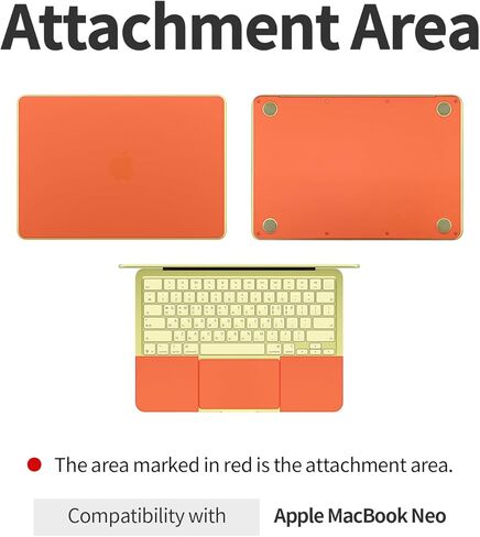 skoko Invisible Matte Transparent Skin Compatible with MacBook Neo 13 Inch Model A3404 Top & Bottom & Palmrest & Trackpad, Similar to Screen Protector TPU, Film Cover in Saudi Arabia