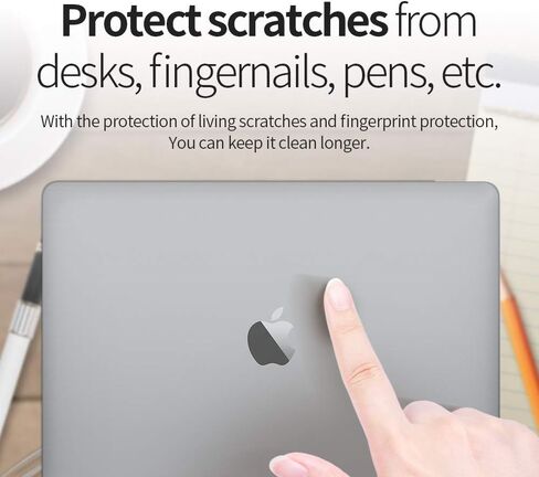 skoko Invisible Matte Transparent Skin Compatible with MacBook Neo 13 Inch Model A3404 Top & Bottom & Palmrest & Trackpad, Similar to Screen Protector TPU, Film Cover in Saudi Arabia