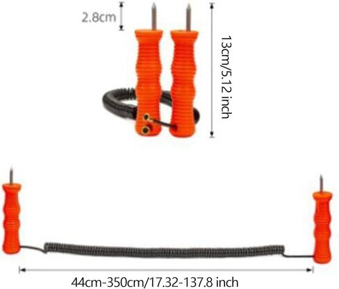 Vaveren Retractable Ice Picks Sturdy for Walking on Ice Skating Outdoor Accessories in Saudi Arabia