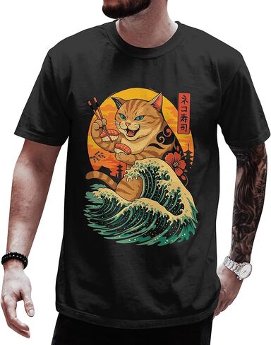 Easily Distracted by Cats and Side Quests Shirt - Gamer Dungeon Meowster Gifts - Cat RPG Xmas Shirts in Saudi Arabia