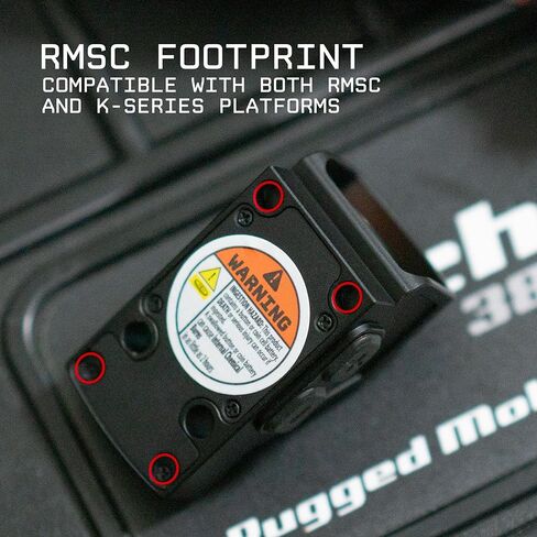 Monstrum Nitro | Pistol Red Dot with 3 MOA Dot, Shake Awake, and Screw Kit | RMSc Footprint in Saudi Arabia