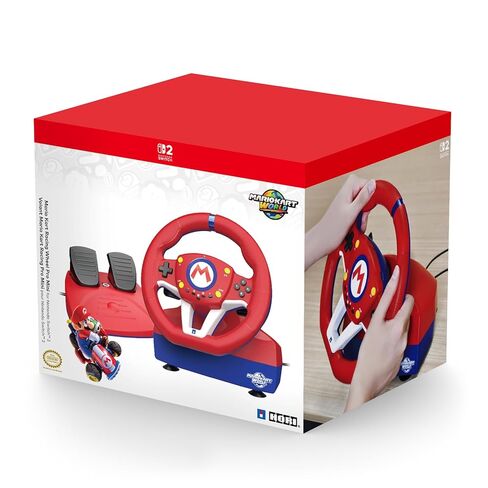 HORI Mario Kart Racing Wheel Pro Deluxe for Nintendo Switch 2 - Officially Licensed By Nintendo in Saudi Arabia