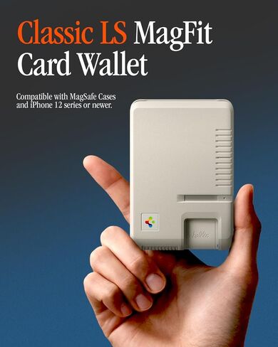 Spigen for MagSafe Wallet, Classic LS (MagFit) Holds 3 Cards, Compatible with iPhone 17/16/15/14/13/12 Pixel 10 MagSafe-Cases Pixelsnap Vintage Heavy Duty Hardshell Magnetic Card Holder - Stone in Saudi Arabia