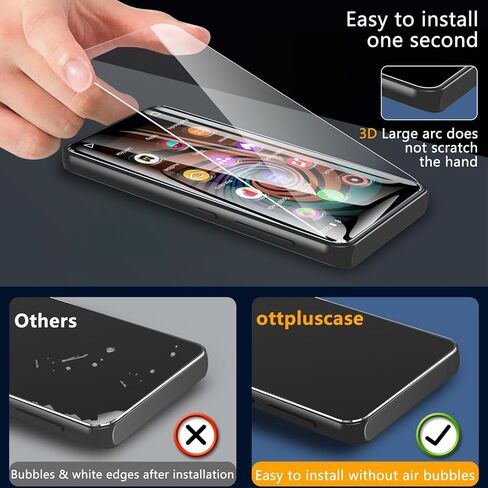 ottpluscase 3 حزمة لinnioasis G1 G3 Mp3 لاعب حامي الشاشة، 9H الزجاج المقسى حامي الشاشة HD واضح التغطية الكاملة المضادة للخدش المضادة لبصمات الأصابع فقاعة الحرة لinnioasis G1 G3 مشغل Mp3 in Kuwait