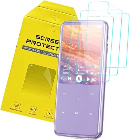 3 عبوات لواقي شاشة مشغل MP3 AGPTEK M3 / Aiandcc M6، واقي شاشة HD شفاف مضاد لبصمات الأصابع ومضاد للخدش من مادة TPU متوافق مع مشغل موسيقى MP3 AGPTEK M3 / Aiandcc M6 2.4 بوصة in Kuwait
