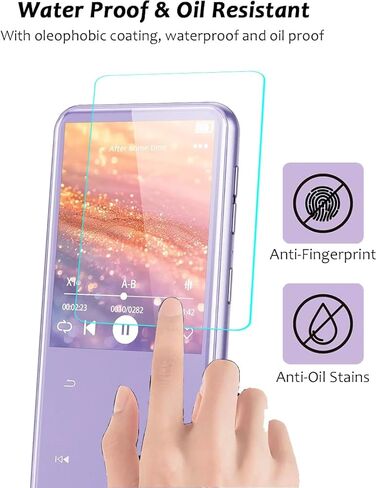 3 عبوات لواقي شاشة مشغل MP3 AGPTEK M3 / Aiandcc M6، واقي شاشة HD شفاف مضاد لبصمات الأصابع ومضاد للخدش من مادة TPU متوافق مع مشغل موسيقى MP3 AGPTEK M3 / Aiandcc M6 2.4 بوصة in Kuwait