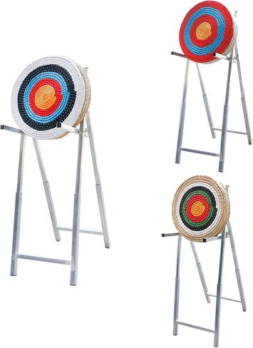 Archery Target Stand for Bag & Straw Archery Targets 3 or 5 Layer, Portable & Foldable Archery Target Stand for Backyard/Indoor Archery Practice in Saudi Arabia