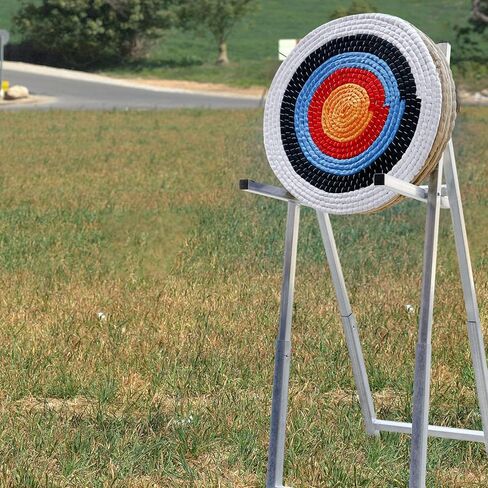 Archery Target Stand for Bag & Straw Archery Targets 3 or 5 Layer, Portable & Foldable Archery Target Stand for Backyard/Indoor Archery Practice in Saudi Arabia