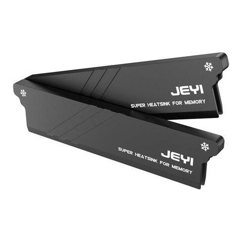 JEYI RAM Heatsink Cooler with Thermal Pads for DDR3 DDR4 DDR5, Black 2-Pack in Saudi Arabia