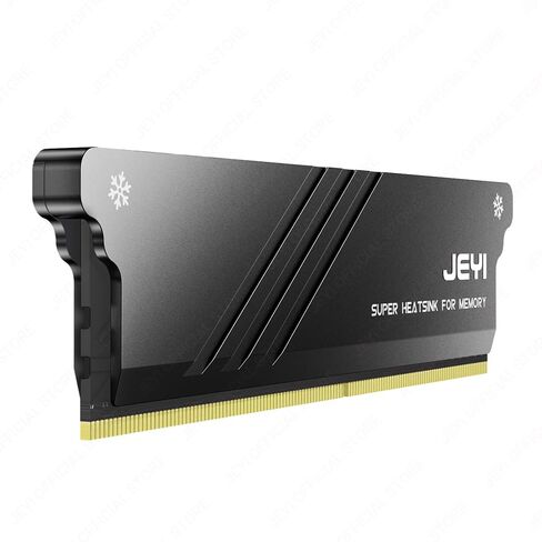 JEYI RAM Heatsink Cooler with Thermal Pads for DDR3 DDR4 DDR5, Black 2-Pack in Saudi Arabia