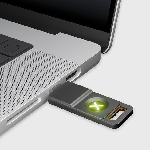 مفتاح أمان SecuX PUFido® Drive Clife USB C مع تقنية PUF ومحرك أقراص فلاش مدمج، أجهزة معتمدة من FIDO2 U2F، أمان غير قابل للاستنساخ لتسجيل الدخول بدون كلمة مرور ومصادقة 2FA (1) in Kuwait