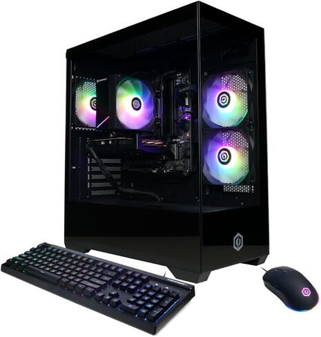 CyberPowerPC Gamer Xtreme Gaming PC, Intel Core i5-14400F 2.5GHz, GeForce RTX 5060 8GB, 16GB DDR5, 1TB PCIe 4.0 SSD, WiFi Ready & Windows 11 Home (GXiVR8060A47) in Saudi Arabia