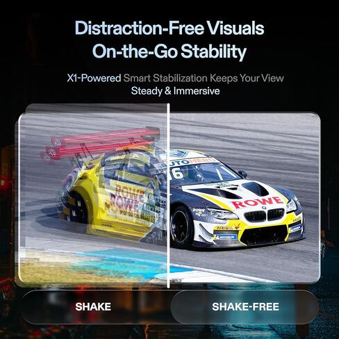 نظارات XREAL One Pro AR مع شريحة X1، Native 3 DoF، Real 3D، X-Prism Optics، شاشة FHD 57 درجة FOV 171 بوصة 120 هرتز، نظارات XR لهاتف iPhone 17/16، Steam Deck، ROG، Mac، PC، Android وiOS L (IPD 66-75 مم) in Kuwait