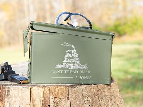 Personalized Ammo Box Military Customized Engraved Ammo Can, Personalized Birthday Gifts For Men, Birthday Presents 223 Or 9mm Ammo Storage Box, Husband Military Surplus in Saudi Arabia