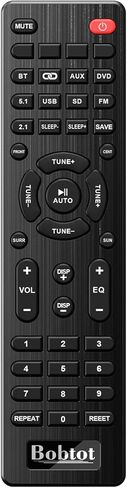Bobtot Home Theater Systems Surround Sound System, 5.1 Wired Stereo Sound Speakers, 5.25 inch Subwoofer 600 Watts Peak Power Deep Bass Audio Stereo with FM Radio Bluetooth AUX DVD USB SD Input in Saudi Arabia