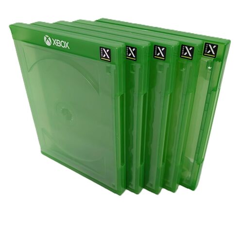 Xbox Series X 25-Pack Green Game Case Replacement – Official Cases for Microsoft Xbox Series X One Games XBX XBSX in Saudi Arabia