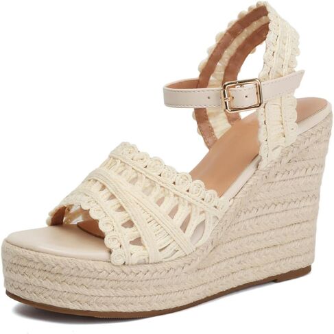 Espadrille Wedge Sandals for Women Platforms & Wedges in Saudi Arabia