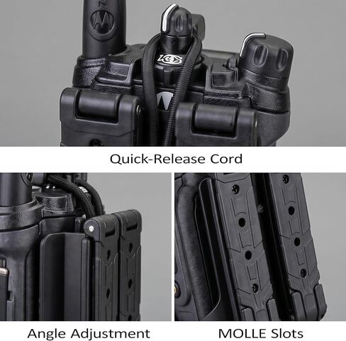 Zeadio Two-Way Radio Holster for Motorola APX6000/APX8000 – Tactical MOLLE Walkie Talkie Case, Durable Radio Holder in Saudi Arabia