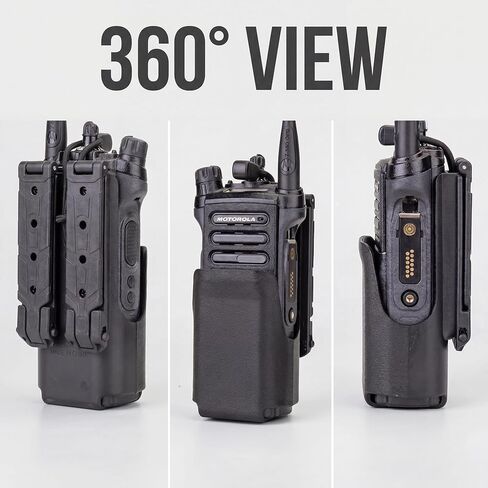 Zeadio Two-Way Radio Holster for Motorola APX6000/APX8000 – Tactical MOLLE Walkie Talkie Case, Durable Radio Holder in Saudi Arabia