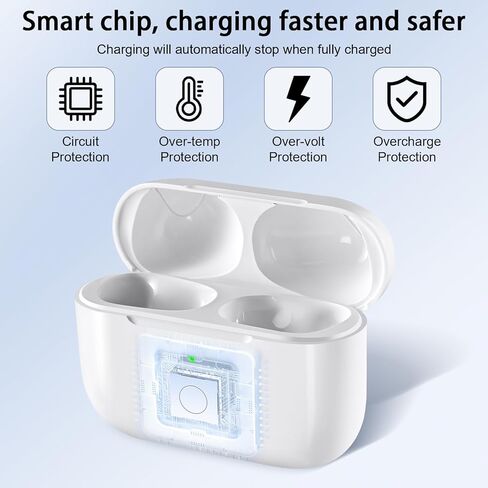 علبة شحن لاسلكية بديلة متوافقة مع AirPod Pro الجيل الأول والثاني، وحقيبة شاحن Air Pod Pro 1 2 in Kuwait