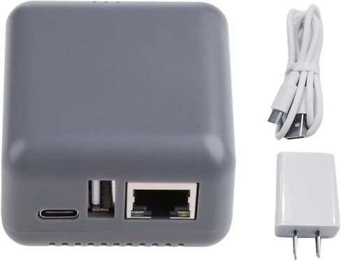 خادم الطباعة NP330 USB 2.0 يدعم منفذ RJ45 LAN بسرعة 10/100 ميجا بت في الثانية لهواتف Android وطابعة الكمبيوتر فقط خادم الطباعة الصغير NP330 USB 2.0 وخادم الطباعة السهل مع in Kuwait