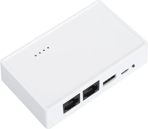 خادم طباعة لاسلكي Yoidesu USB، تحويل USB إلى طابعة WiFi مع منفذ USB2.0 بسرعة 480 ميجابت في الثانية وجسر LAN بسرعة 100 ميجابت في الثانية، لنظام التشغيل Wins OS X وطابعات متعددة in Kuwait