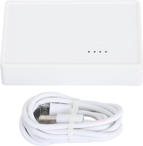 خادم طباعة لاسلكي Yoidesu USB، تحويل USB إلى طابعة WiFi مع منفذ USB2.0 بسرعة 480 ميجابت في الثانية وجسر LAN بسرعة 100 ميجابت في الثانية، لنظام التشغيل Wins OS X وطابعات متعددة in Kuwait