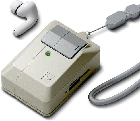 حافظة Spigen لـ AirPods Pro 3، حافظة كلاسيكية LS متوافقة مع حافظة AirPods Pro الجيل الثالث (2025) مستوحاة من تصميم ماوس Macintosh الكلاسيكي - حجري in Kuwait