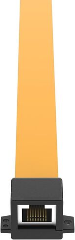 RJ45 إيثرنت محول الطائر المسطح لمجموعات Starlink 12 "اتصال كابل رفيع سهل التركيب ABS موصل FPC كابل داخلي/خارجي نافذة الختم in Kuwait