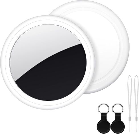 Air Tracker Tag 2 Pack [Apple MFi Certified] with Find My(iOS Only), Key Finder with No App Needed, Waterproof, 365-Day Standby,Wallet Key Bag Luggage Tracker in Saudi Arabia