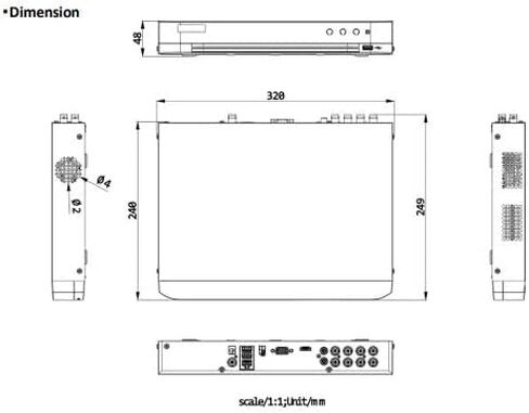 LTS LTD8508D-STC مسجل فيديو رقمي 8 قنوات بدقة 4K مع بحث مباشر، والتعرف على الوجه، وحماية محيط الذكاء الاصطناعي، وخليج 1HDD، ودعم متعدد الإشارات، وإدخال IP 16 قناة وتشغيل ذكي in Kuwait